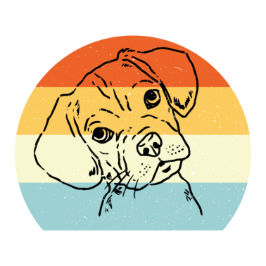 Motiv Puppy Silhouette Geschenk