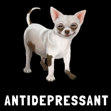 Motiv Hund - Chihuahua Antidepressant