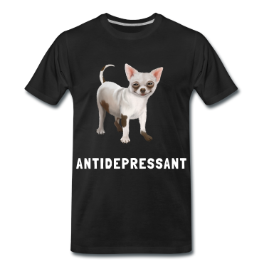 Hunde T-Shirt - Hund - Chihuahua Antidepressant
