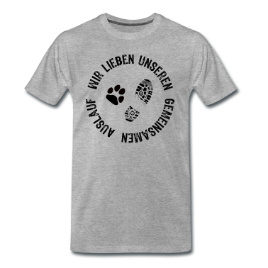 Hunde T-Shirt - Joggen mit Hund - Laufen - Lauftraining