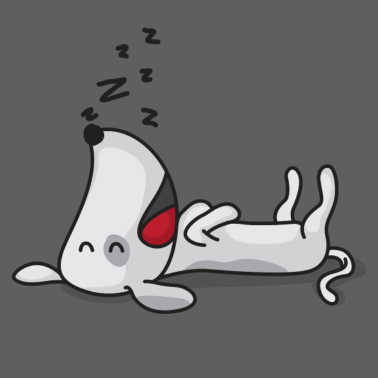 Motiv Schlafender Hund