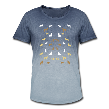 Hunde T-Shirt - Hunde symetrisch