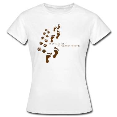 Hunde T-Shirt - Hunde Pfote Zusammhalt Spruch Geschenk