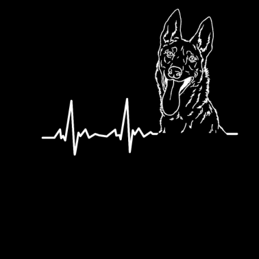 Motiv Mein Herz schlägt für Hunde...