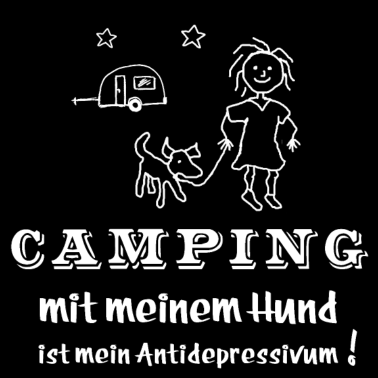 Motiv camping mit hund