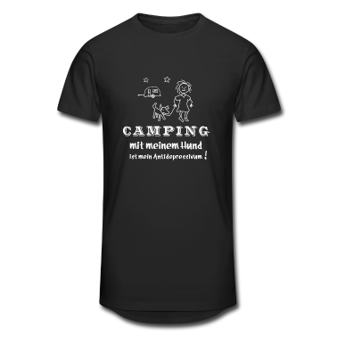 Hunde T-Shirt - camping mit hund