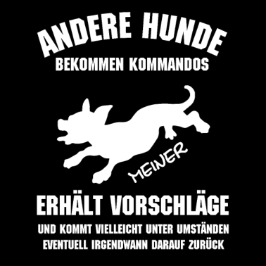 Motiv Andere Hund bekommen Kommandos Meiner