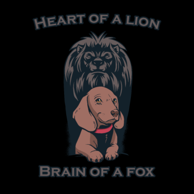 Motiv Herz eines Löwen Verstand eines Fuchses 1456