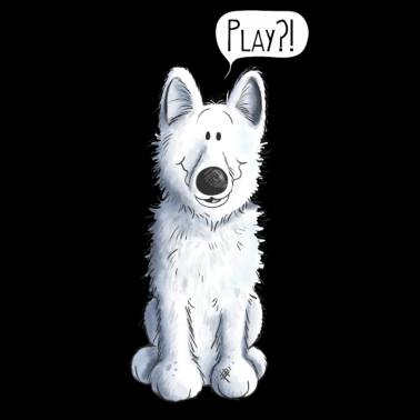 Motiv Schweizer Schäferhund Play