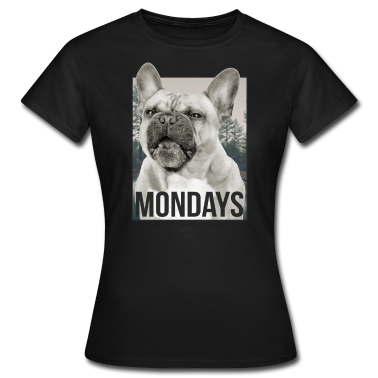 Hunde T-Shirt - Monday Dog Face