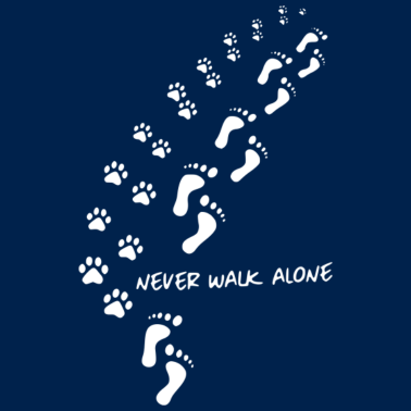 Motiv Never Walk Alone - Spuren