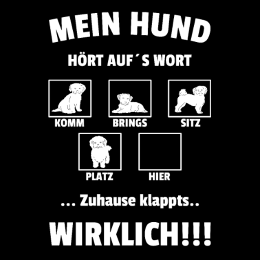 Motiv Hund Hört Aufs Wort Hundetrainer Hunde Sprüche