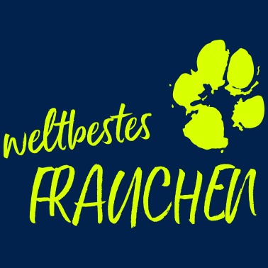 Motiv weltbestes Frauchen Pfote Hund