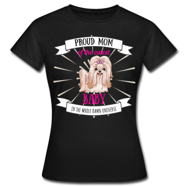 Hunde T-Shirt - Hundemama Baby coole Sprüche Hund Shi Tzu