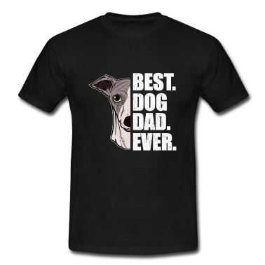 Hunde T-Shirt - Bester Hunde Papa Whippet Windhund Geschenk