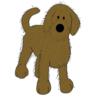 Motiv Hündchen der Hund Kinder Geschenkidee süß niedlich