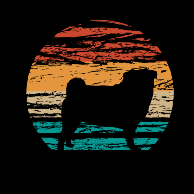 Motiv Mops Hunde Hund Haustiere Geschenkidee spazieren