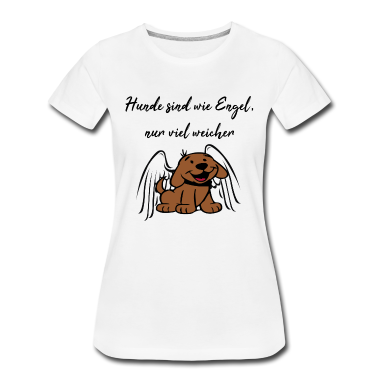 Hunde T-Shirt - Hunde sind wie Engel