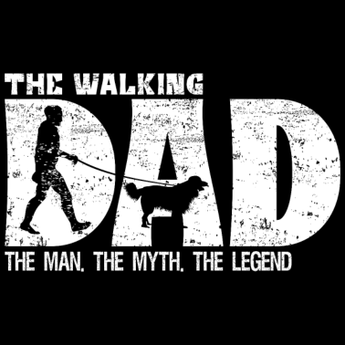 Motiv Hovawart The Walking Dad Spruch für Herrchen