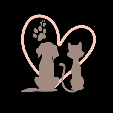 Motiv Hund und Katze