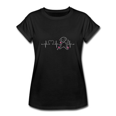 Hunde T-Shirt - Hund Hündchen Liebe Herzschlag Geschenk