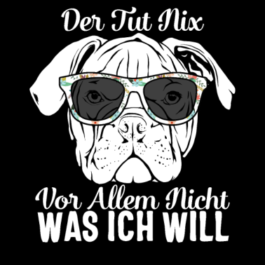 Motiv Der Hund Tut Nix Englische Bulldogge Bulldog Hund