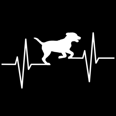Motiv Hunde Herzschlag EKG