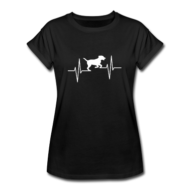 Hunde T-Shirt - Hunde Herzschlag EKG