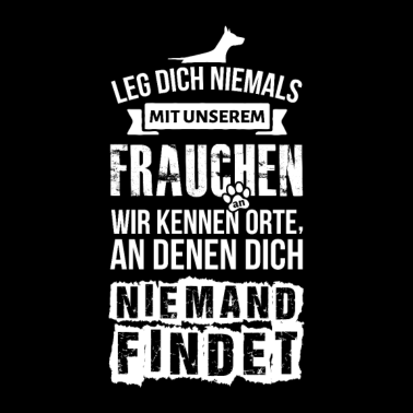 Motiv Frauchen Hunde Sprüche Hundeliebhaber Hundeliebe