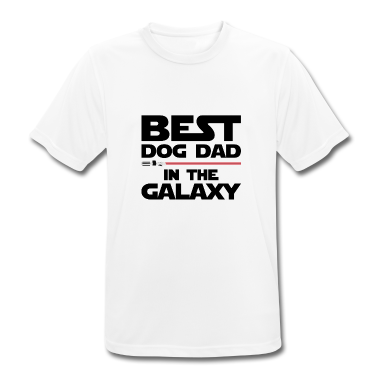 Hunde T-Shirt - Bester Hunde Papa in der Galaxie