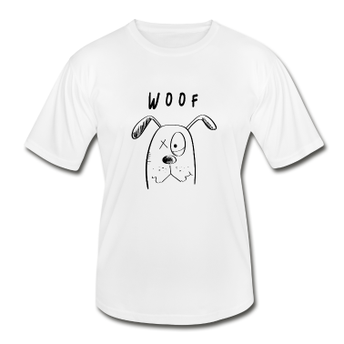 Hunde T-Shirt - Woof Hundchen - Hund Comic