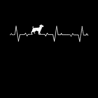 Motiv Jack Russel Terrier Hunde Hund Herzschlag