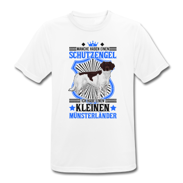 Hunde T-Shirt - Kleiner Münsterländer Schutzengel Hund Jagdhund