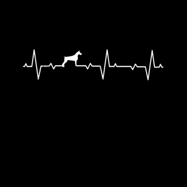 Motiv Dobermann Geschenk Hunde Hund Pinscher Herzschlag