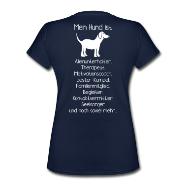 Hunde T-Shirt - Mein Hund ist Hundeliebhaber Liebe zum Hund Spruch