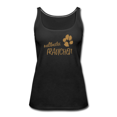 Hunde Tank Top - weltbestes Frauchen Pfote Hund