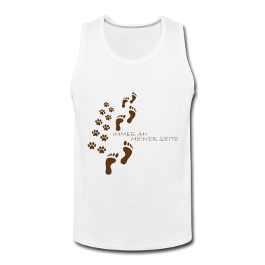 Hunde Tank Top - Hunde Pfote Zusammhalt Spruch Geschenk