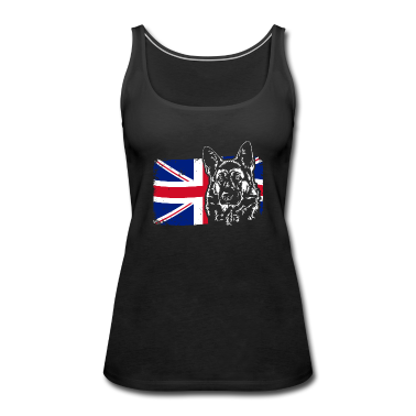 Hunde Tank Top - DEUTSCHER SCHÄFERHUND Union Jack Flag Wilsigns