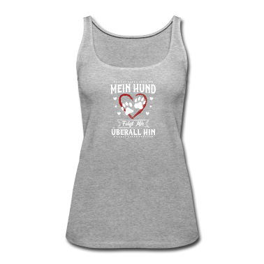 Hunde Tank Top - Herrchen Hunde Liebe Spruch