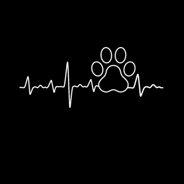 Motiv Hunde, Herzschlag, Hundepfote, Hundeliebe