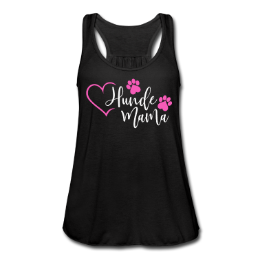 Hunde Tank Top - Hundemama Hunde Mama Herz Hund Frauchen Tier pink