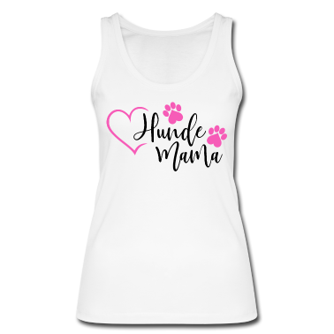 Hunde Tank Top - Hundemama Hunde Mama Hund Herz Frauchen Tier pink