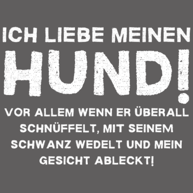 Motiv hund spruch
