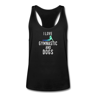 Hunde Tank Top - Ich liebe Gymnastik und Hunde