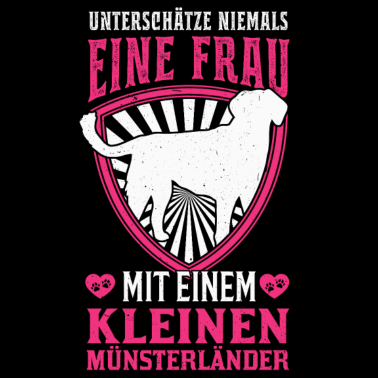 Motiv Kleiner Münsterländer Frau Hund Jagdhund