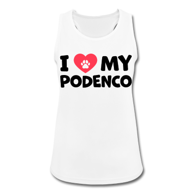 Hunde Tank Top - I love my Podenco spanischer Jagdhund Spruch