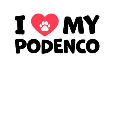 Motiv I love my Podenco spanischer Jagdhund Spruch