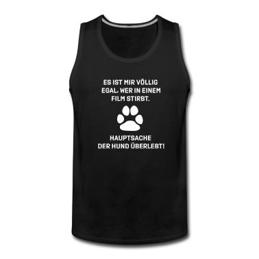 Hunde Tank Top - Hunde Spruch Schriftzug Pfote Geschenkidee