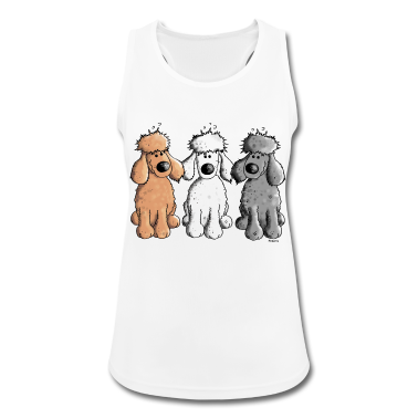 Hunde Tank Top - Pudel Trio - Hund - Hunde