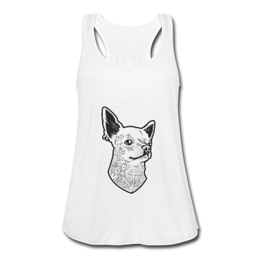 Hunde Tank Top - Tattoo Hund Chihuahua Haustier Geschenk